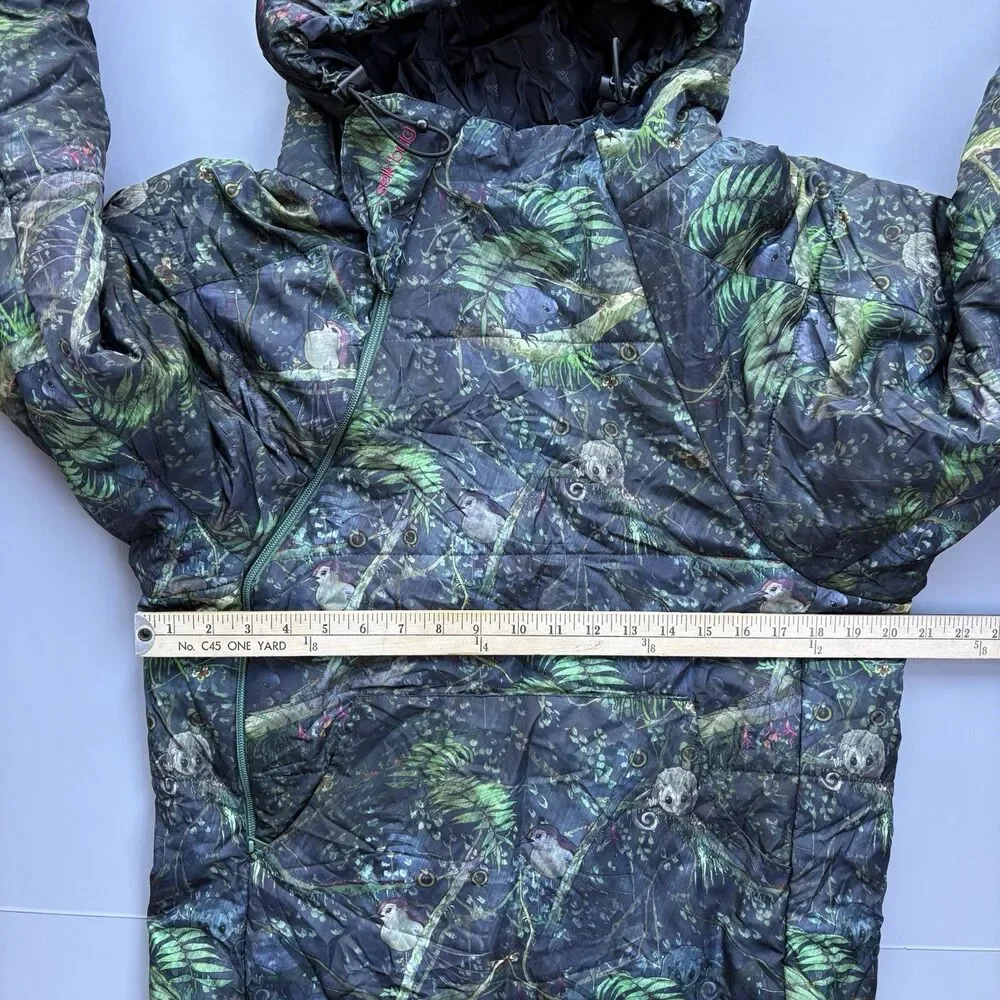 Selk Bag Recycled Wearable Sleeping Bag Rainforest Print Adult Small Camping